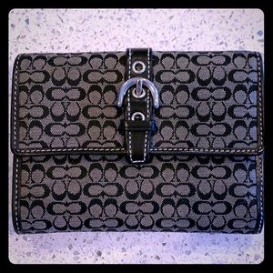 Used Coach Wallet Black